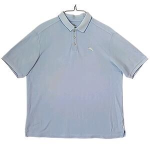 Tommy Bahama IslandZone Polo Men’s XL Blue Supima Cotton